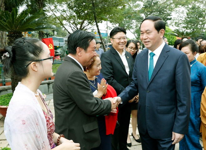 Chủ tịch nước kêu gọi kiều bào chung sức xây đất nước giàu mạnh ảnh 1