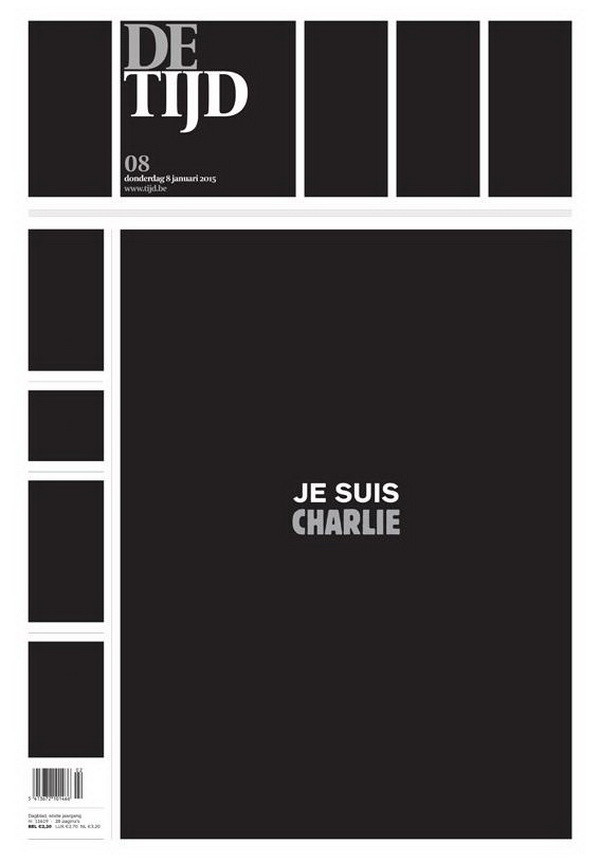 Nhiều báo thế giới đổi trang nhất sau vụ xả súng ở báo Charlie Hebdo ảnh 11