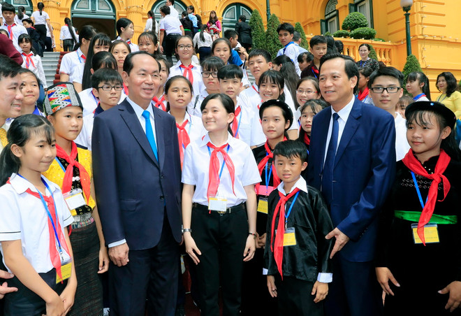 Chủ tịch nước gặp mặt đại biểu trẻ em có hoàn cảnh đặc biệt ảnh 2