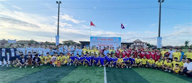 Khai mạc Giải bóng đá thanh niên Việt Nam tại Lào lần thứ 8 ảnh 4