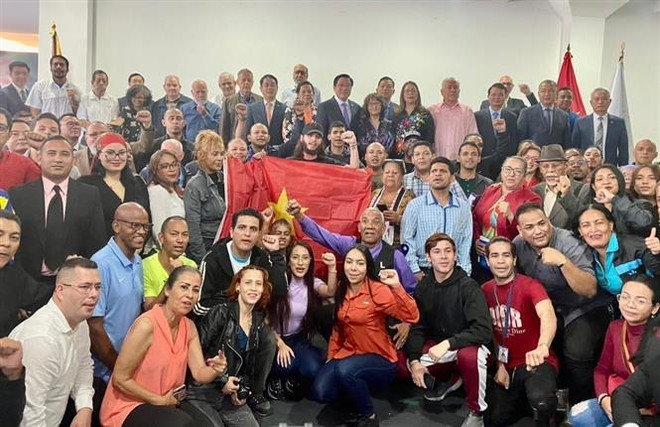 Lễ trao Giải thưởng Toàn quốc về Thông tin Đối ngoại tại Venezuela ảnh 1