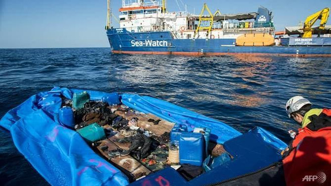 (Nguồn: AFP) Italy vẫn từ chối tiếp nhận người được giải cứu trên biển ảnh 1