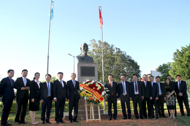 Trưởng ban Tuyên giáo Trung ương Võ Văn Thưởng làm việc tại Argentina ảnh 3