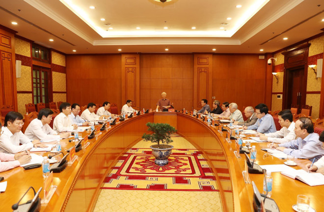 Thường trực Tiểu ban Văn kiện Đại hội XIII của Đảng họp phiên đầu tiên ảnh 2