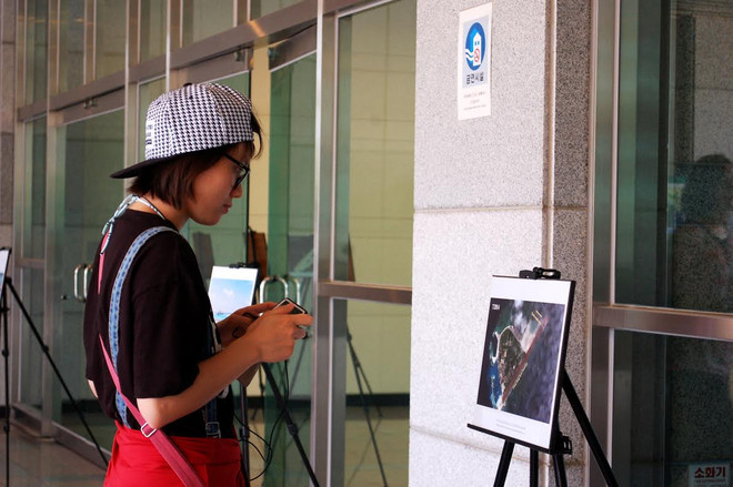 Hàn Quốc triển lãm ảnh về Trung Quốc xây dựng trái phép ở Biển Đông ảnh 3