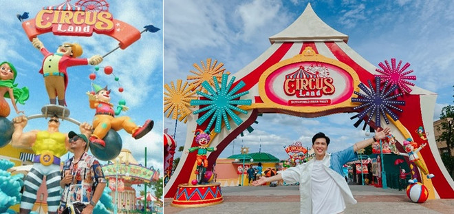 Tô Đi Đâu và Lý Thành Cơ gợi ý đến Circus Land - điểm vui chơi không thể bỏ qua trong mùa hè này. Công viên giải trí kiểu Mỹ hút khách tại NovaWorld Phan Thiet ảnh 2