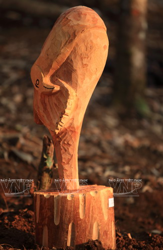 [Photo] Kiệt tác nghệ thuật tượng nhà mồ Tây Nguyên ảnh 6