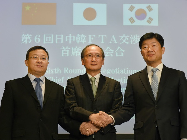 Ba nền kinh tế lớn nhất châu Á tiến hành đàm phán FTA ba bên ảnh 1