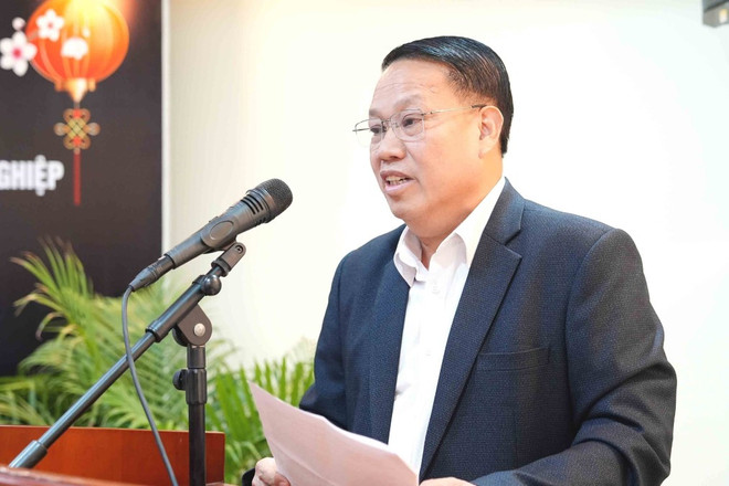 Ông Phí Văn Mai, Chủ tịch Hội người Việt Nam tại tỉnh Oudomxay, Bắc Lào. (Ảnh: Đỗ Bá Thành/TTXVN) kieu bao_tai lao 2.jpeg