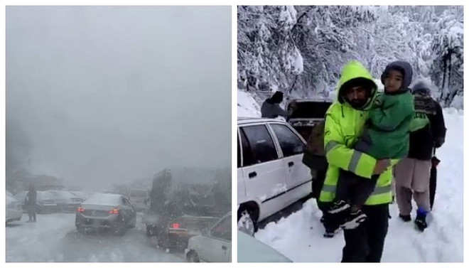 Pakistan: Bão tuyết khiến gần 20 người mắc kẹt trong ôtô thiệt mạng ảnh 1
