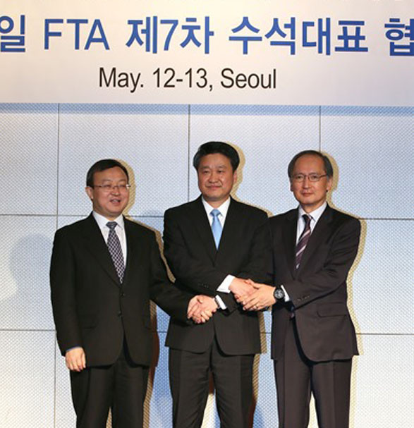 Trung Quốc-Hàn Quốc muốn giảm tỷ lệ miễn thuế trong FTA với Nhật ảnh 1