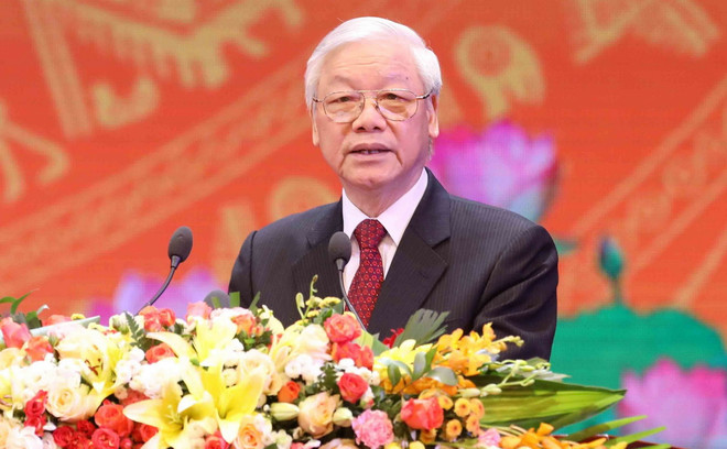 Bài phát biểu của Tổng Bí thư tại kỷ niệm 100 năm Cách mạng Tháng Mười ảnh 1