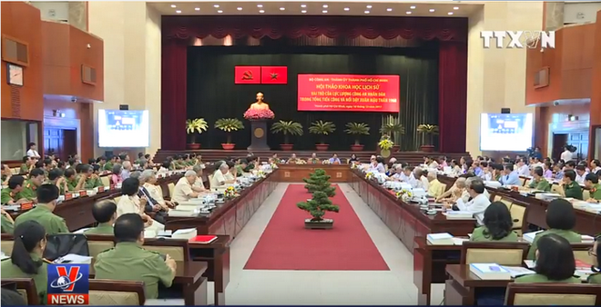 Quang cảnh hội thảo. (Nguồn: Vnews) Khẳng định vai trò của lực lượng công an trong chiến dịch Mậu Thân ảnh 1