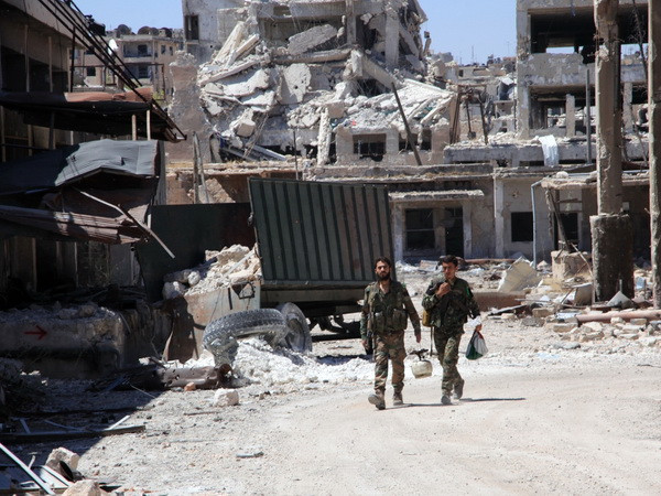 [Video] Quân đội Syria lần đầu không kích khu vực người Kurd ảnh 1