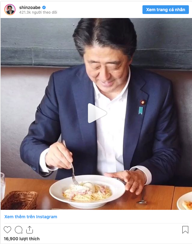 Thủ tướng Nhật Bản Abe gia nhập Instagram để lôi kéo cử tri trẻ tuổi ảnh 2