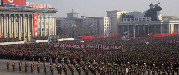 Triều Tiên biểu tình lớn phản đối nghị quyết của Liên hợp quốc ảnh 1