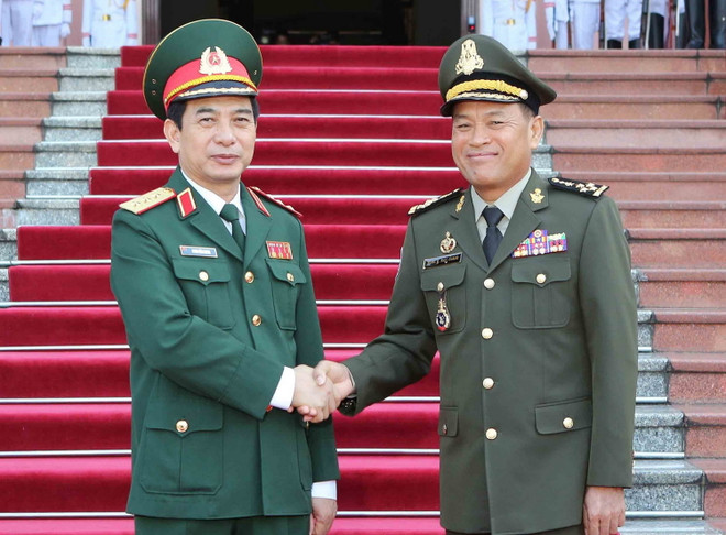 Tổng Tư lệnh Quân đội Campuchia Vong Pisen thăm chính thức Việt Nam ảnh 2