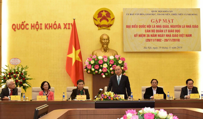 Thủ tướng dự gặp mặt đại biểu Quốc hội là nhà giáo, quản lý giáo dục ảnh 2