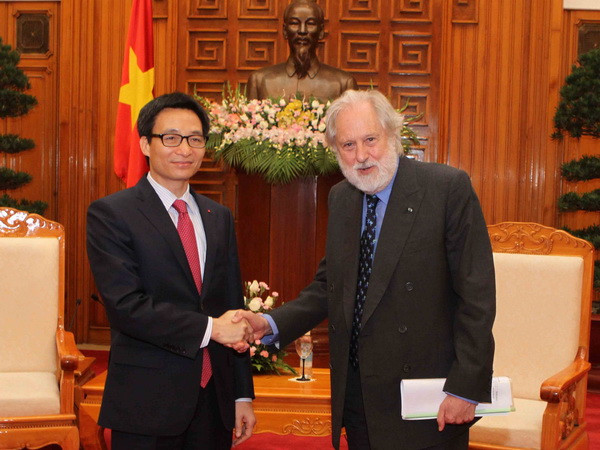 Phó Thủ tướng Vũ Đức Đam tiếp Đặc phái viên Thủ tướng Anh ảnh 1