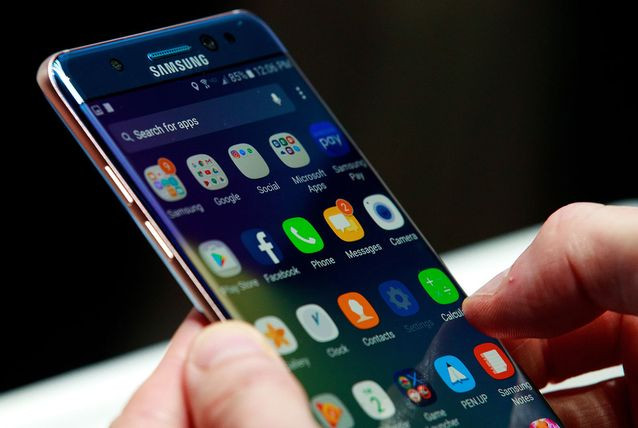 Galaxy Note 7. (Nguồn: Getty Images) “Siêu phẩm” Samsung Galaxy Note 7 rơi vào tình trạng cháy hàng ảnh 1