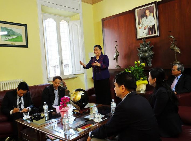 Tăng cường hợp tác giữa các đảng cộng sản Việt Nam-Italy ảnh 2