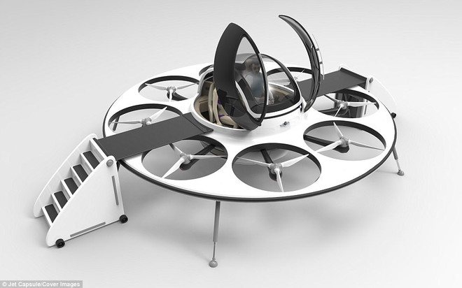 Ngỡ ngàng với mẫu máy bay chở khách dạng UFO của Italy ảnh 3