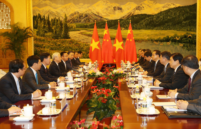 Tổng Bí thư hội kiến với Thủ tướng Quốc vụ viện Trung Quốc ảnh 2