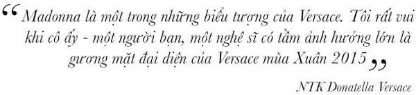 Nữ hoàng nhạc Pop Madonna tái ngộ Versace trong quảng cáo mới ảnh 4