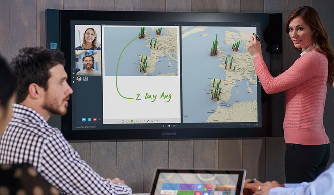 Microsoft ra màn hình 4K "siêu Surface," chạy Windows 10 ảnh 1