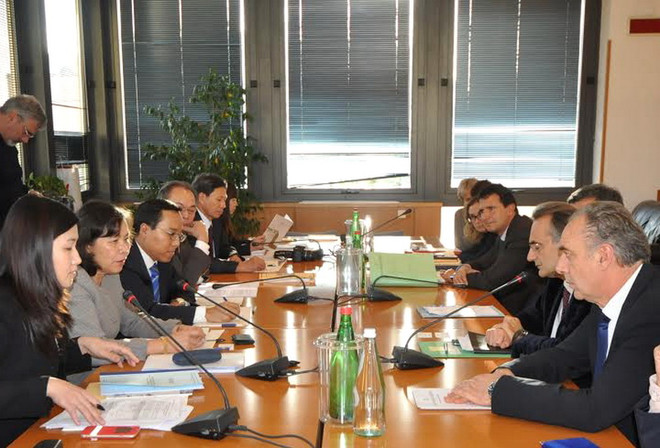 Việt Nam-Italy trao đổi kinh nghiệm trong lĩnh vực tư pháp ảnh 1