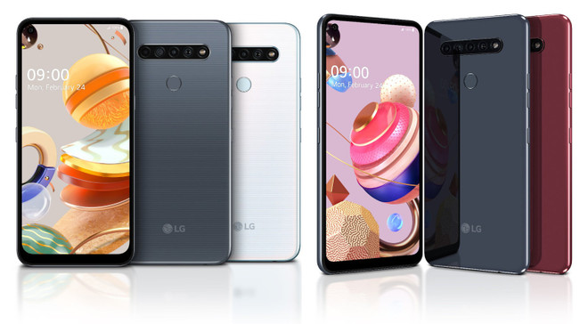 LG K61 (trái) và LG K51S (phải). (Nguồn: engadget.com) LG mang camera 48 megapixel lên chuỗi điện thoại tầm trung mới ảnh 1