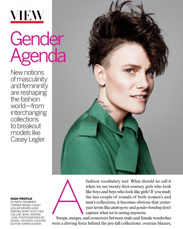 Casey Legler - Người mẫu nữ có vẻ đẹp nam tính hơn cả đàn ông ảnh 7