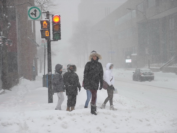 Bão tuyết ảnh hưởng tới cuộc sống người dân ở nhiều nơi ảnh 1