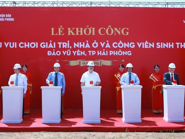 [Video] Khởi công Khu Vui chơi, nhà ở và công viên sinh thái Hải Phòng ảnh 1