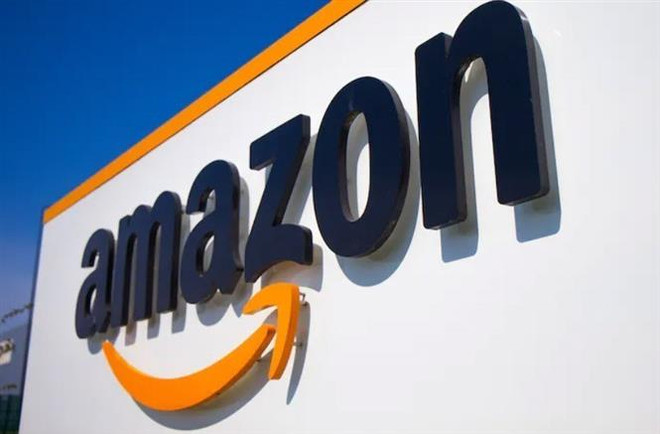 Biểu tượng tập đoàn công nghệ Amazon của Mỹ. (Ảnh: AP/TTXVN) Liên minh châu Âu muốn tìm hiểu kế hoạch đầu tư của Big Tech ảnh 1