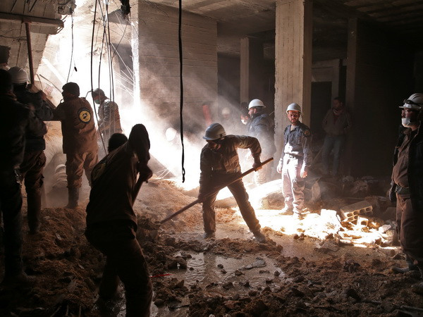 Tòa nhà Đại sứ quán Nga tại Syria bị hư hỏng do giao tranh dữ dội ảnh 1