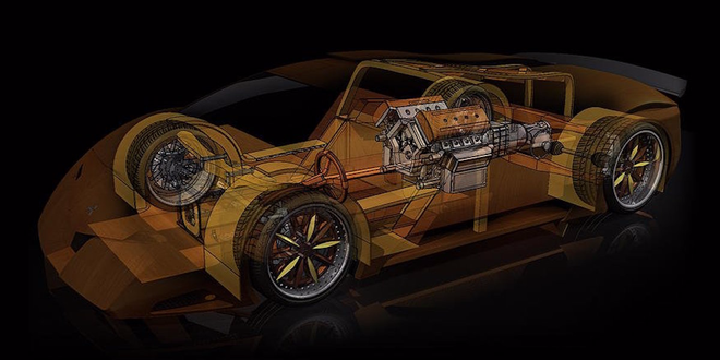 Ngỡ ngàng siêu xe làm bằng gỗ cực 'chất" có thể chạy được ảnh 2