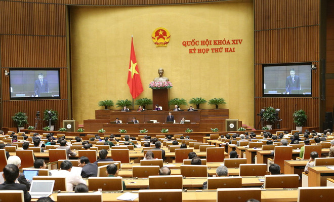 Toàn cảnh phiên họp sáng 10/11. (Ảnh: Doãn Tấn/TTXVN) Đề nghị trợ giúp pháp lý người chưa thành niên bị khởi tố ảnh 1