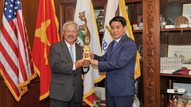 Hà Nội tăng cường hợp tác với bang Utah, San Francisco của Mỹ ảnh 1