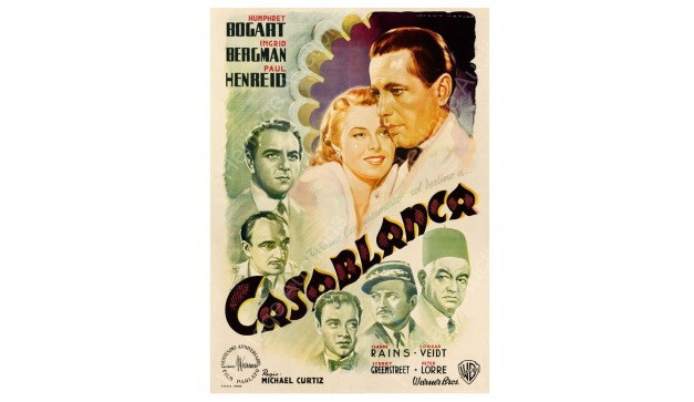 Poster bộ phim kinh điển "Casablanca" đạt mức giá kỷ lục ảnh 1
