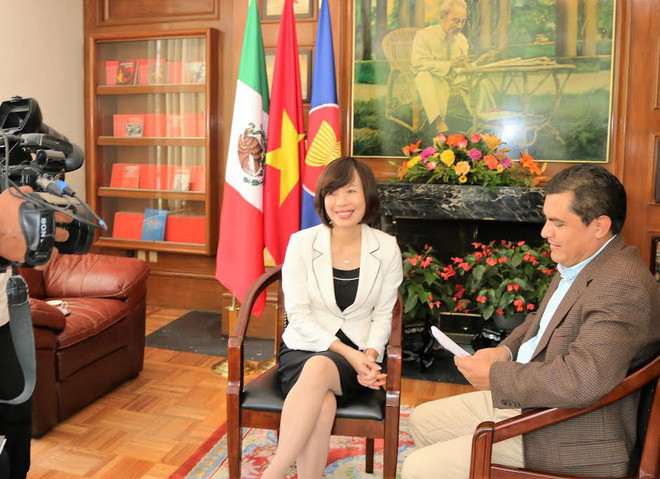 Đại sứ Việt Nam trả lời phòng vấn báo chí Mexico về vấn đề Biển Đông ảnh 1