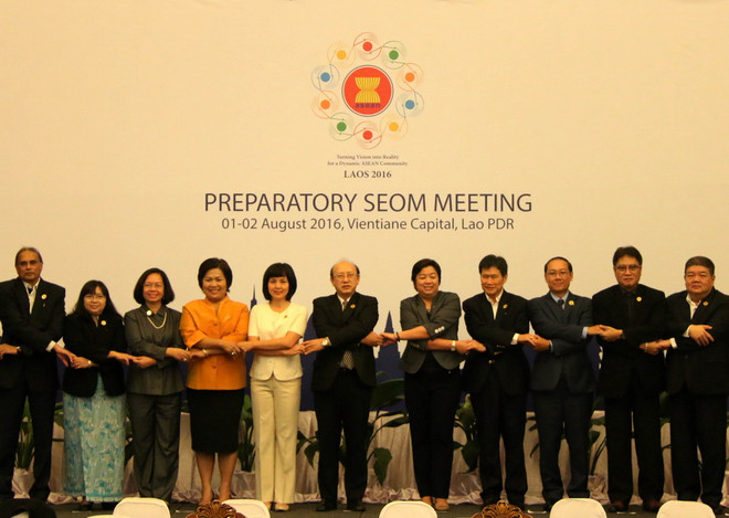 Khai mạc Hội nghị Quan chức Kinh tế cấp cao ASEAN ở Lào ảnh 1