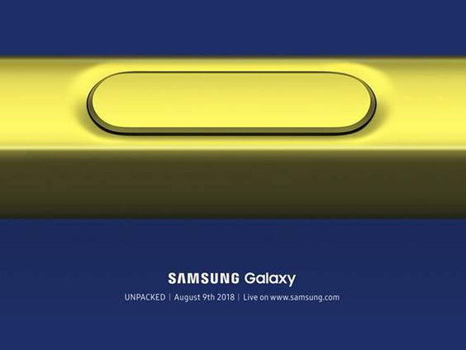 Samsung ấn định thời gian tổ chức sự kiện ra mắt Galaxy Note 9 ảnh 1