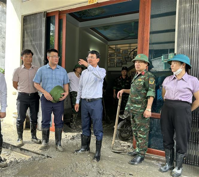 Khắc phục sự cố vỡ cống tràn hồ thải Nhà máy Tuyển Quặng Đồng Tả Phời ảnh 1