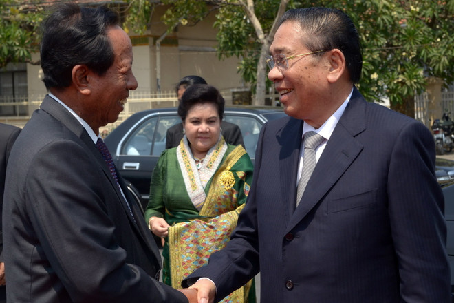 Campuchia và Lào cam kết tăng cường quan hệ hợp tác ảnh 1