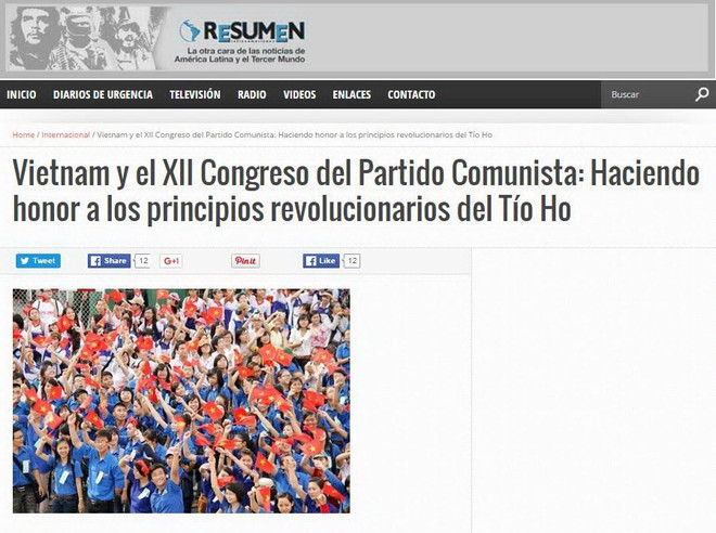 Truyền thông Argentina ca ngợi thành tựu của Đảng Cộng sản Việt Nam ảnh 1