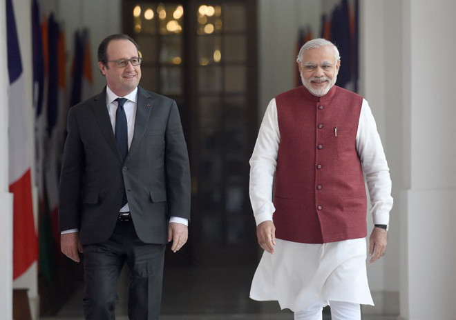 Ấn Độ-Pháp nhất trí tăng cường hợp tác về các vấn đề chiến lược ảnh 1