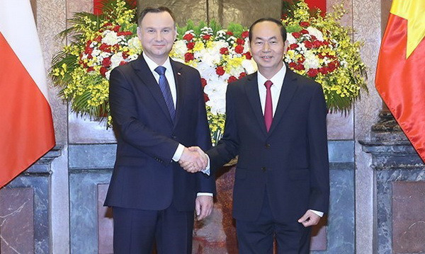 Chủ tịch nước Trần Đại Quang chủ trì đón tiếp Tổng thống Ba Lan ảnh 3