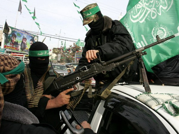 Các tay súng của phong trào Hồi giáo Hamas. (Nguồn: arabpress.eu) Hamas triển khai lực lượng bảo vệ lệnh ngừng bắn ở Gaza ảnh 1