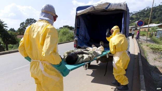 Tổng thống Pháp Hollande bất ngờ đến vùng ổ dịch Ebola ở Tây Phi ảnh 1